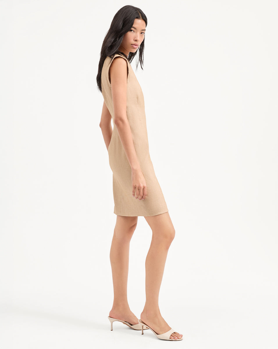 ROSEDALE LINEN DRESS - 4