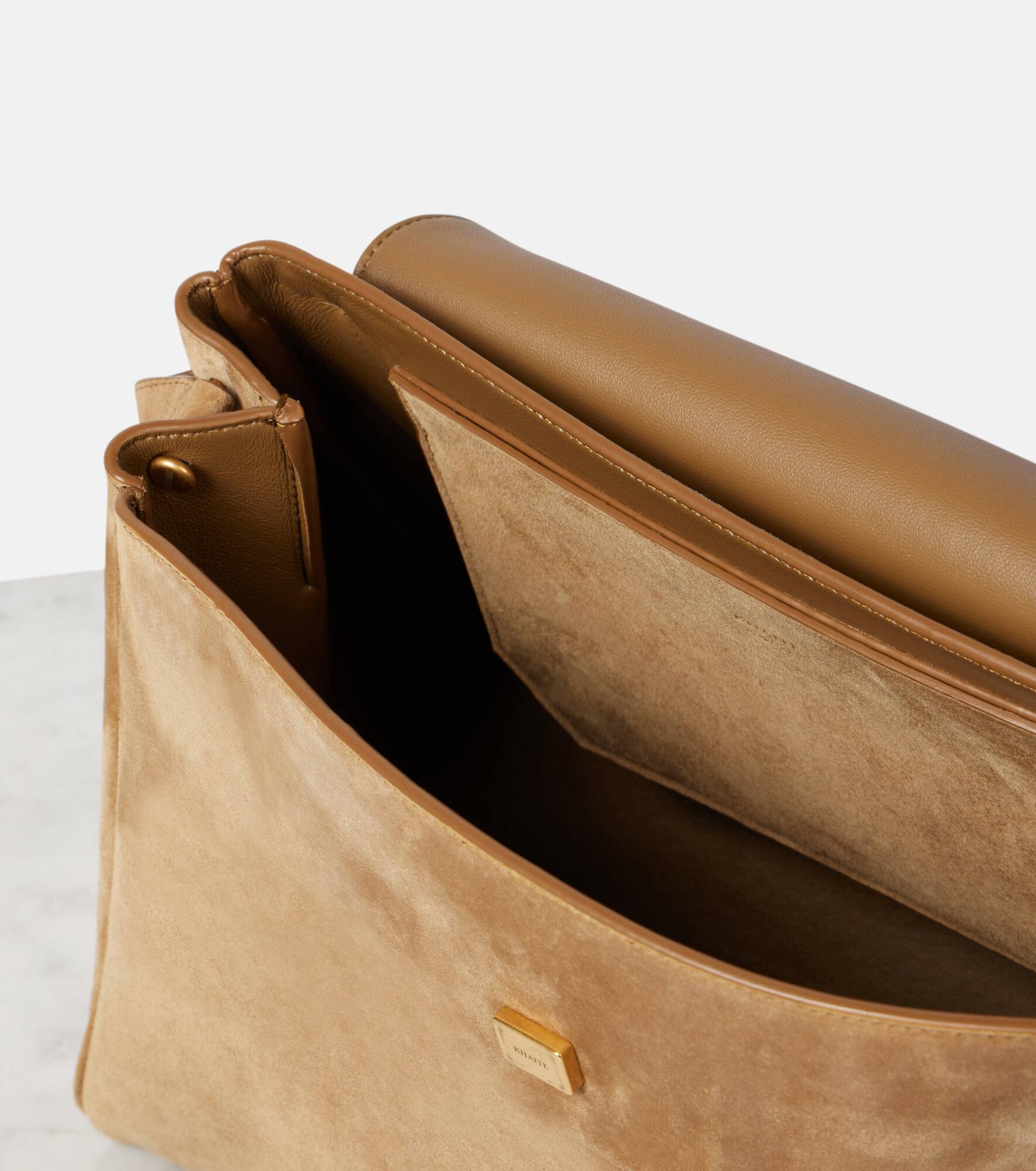 Audrey suede tote bag - 3