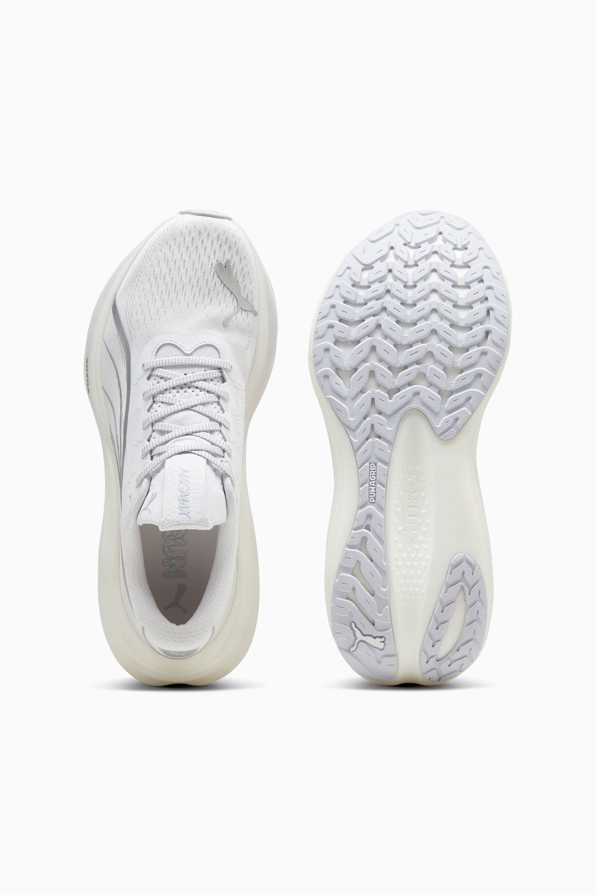 【Puma】 正規品★ (W) Magmax Nitro White Silver PUMA MagMax NITRO™ Men's Running Shoes | REVERSIBLE