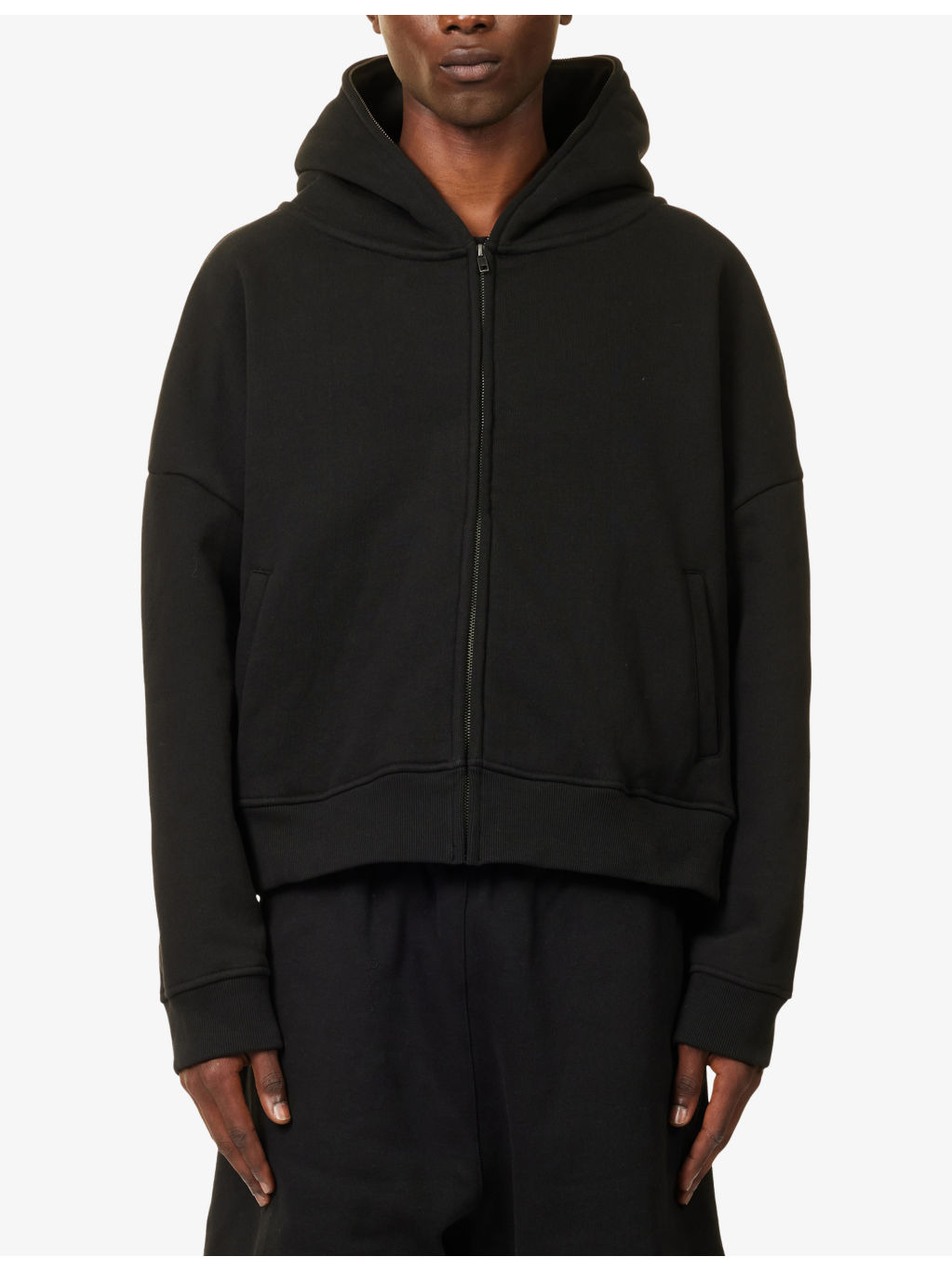 Eternal Dropped-Shoulder Cotton Hoody - 3