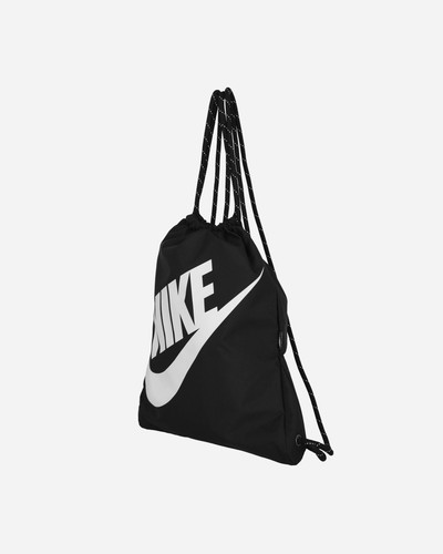 Nike Heritage Drawstring Bag Black outlook