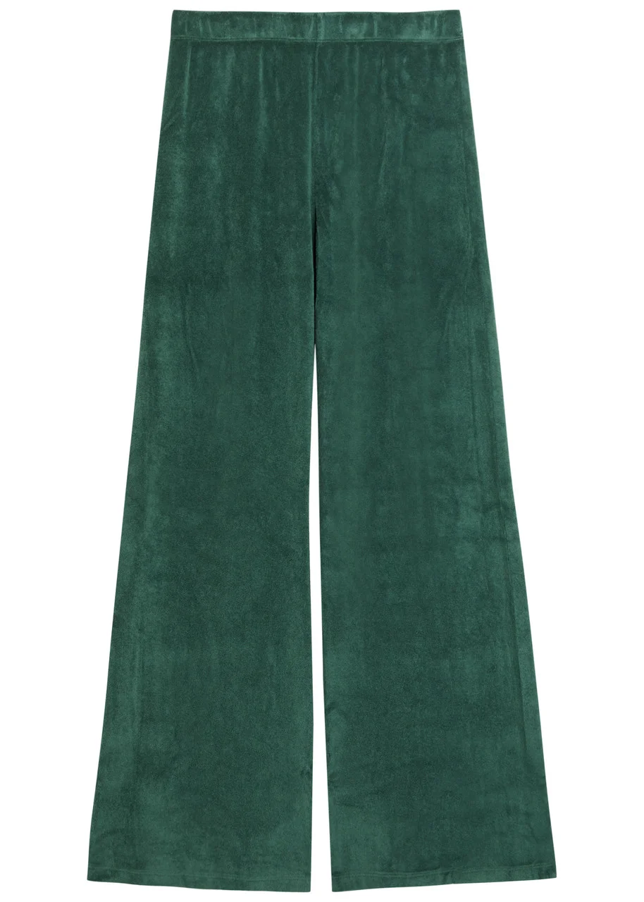 Suzie Kondi Zephyra Wide-leg Terry Trousers - 1