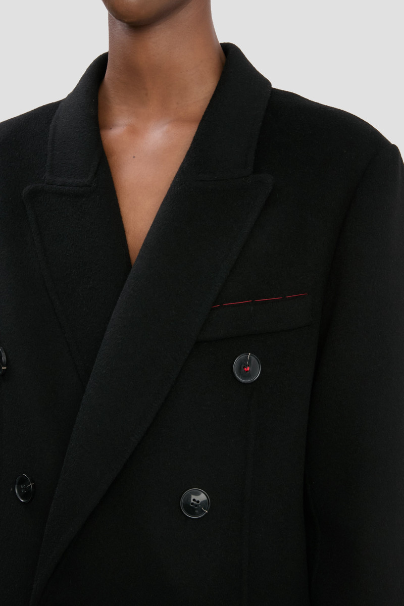 Overcoat In Black 4