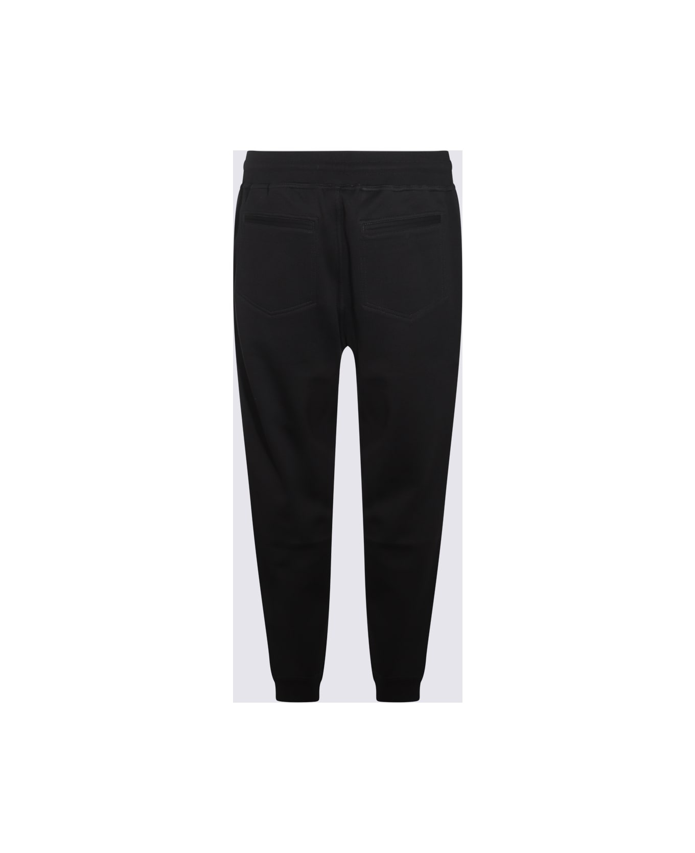 Black Cotton Pants - 2