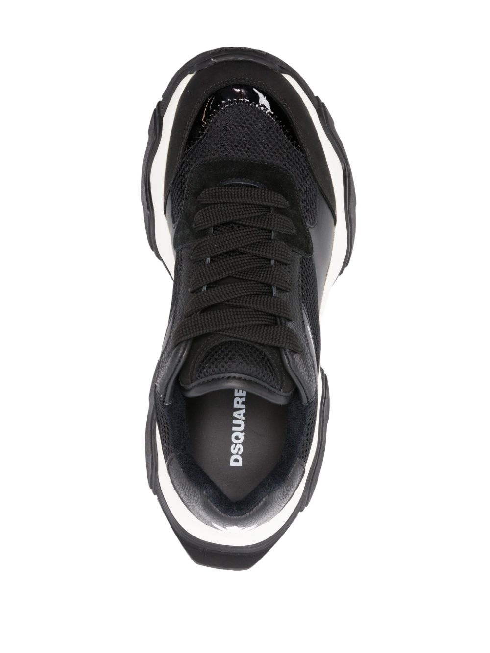 Wave panelled chunky sneakers - 4