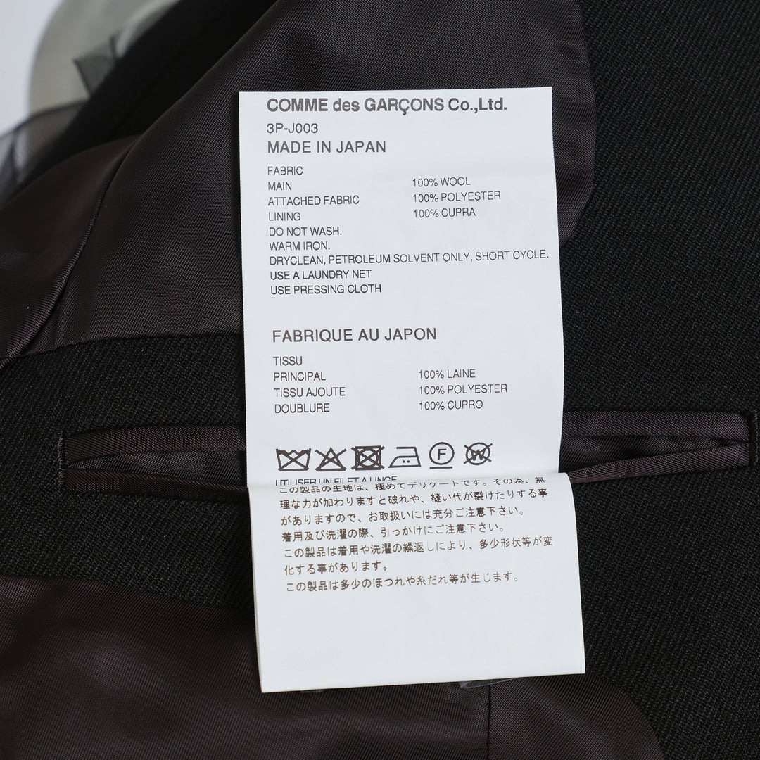 Wool Gabardine Polyester Jacket - 4