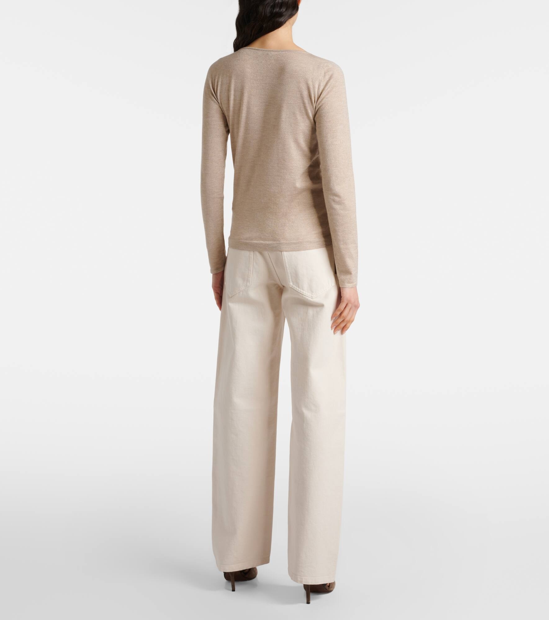Cashmere and silk-blend sweater - 3