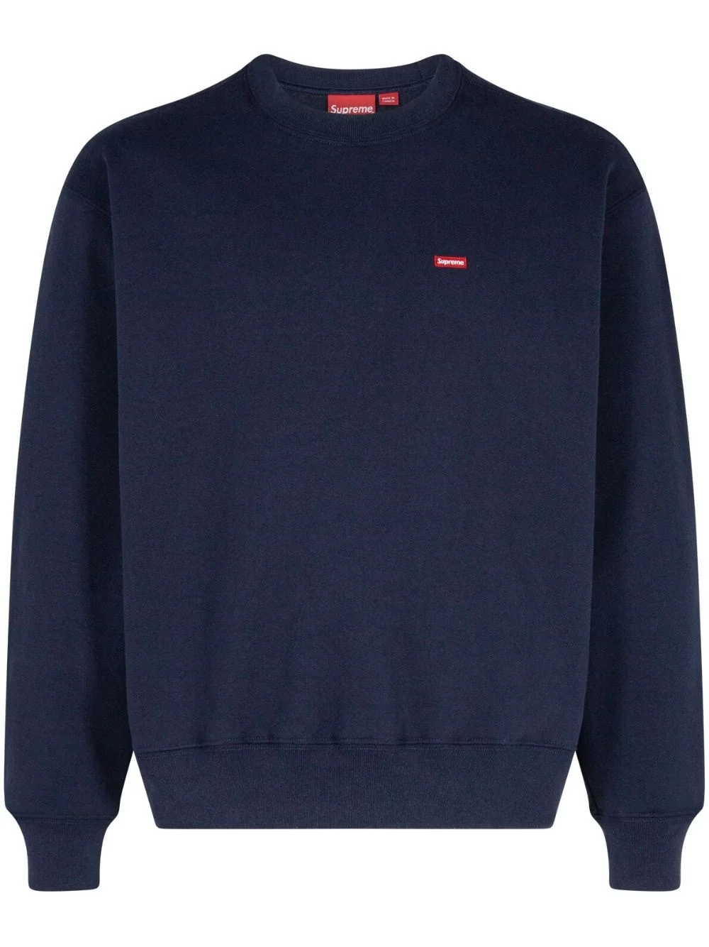 small box logo sweatshirt - 1