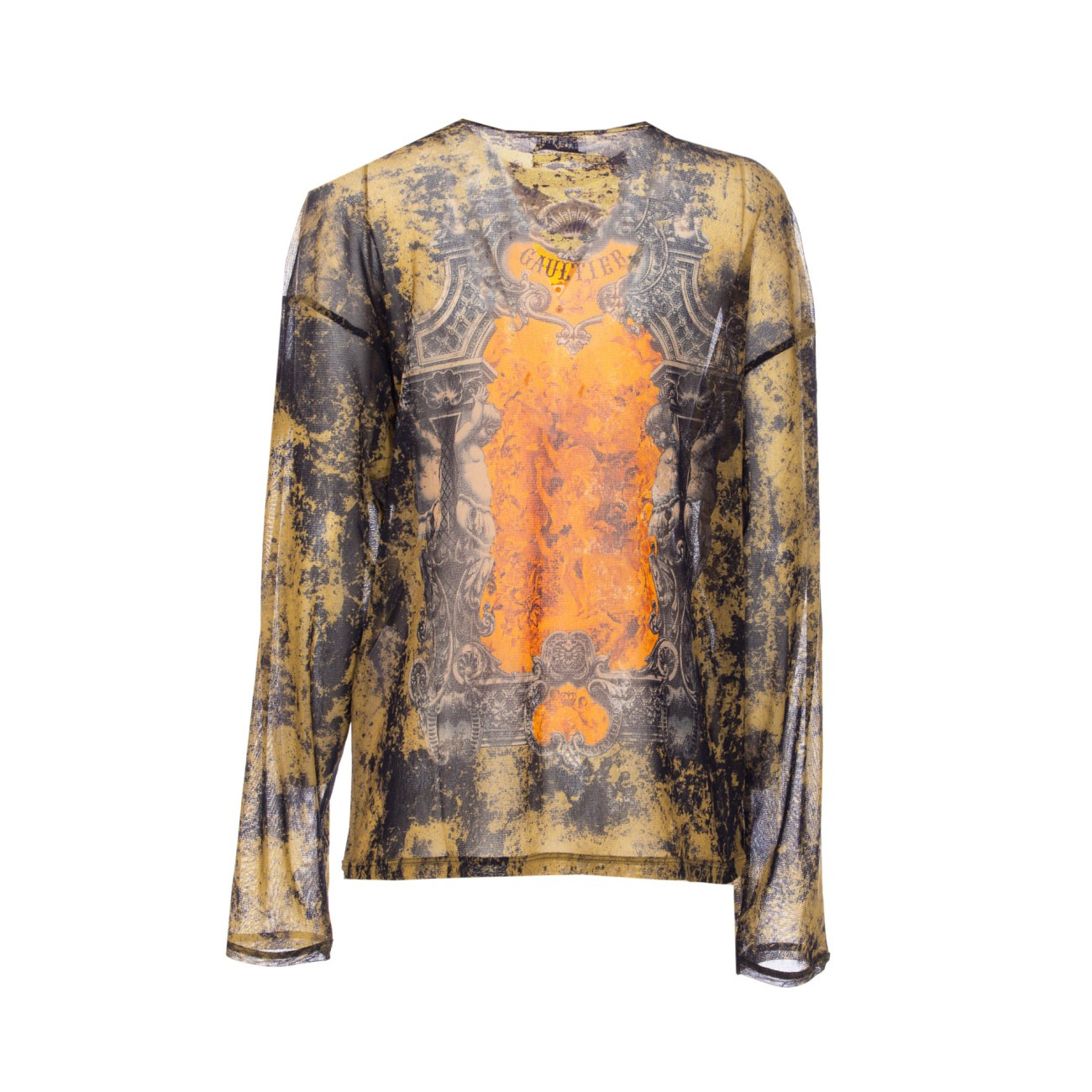 Jean Paul Gaultier Women The Medaillon Print Long Sleeves Top - 2