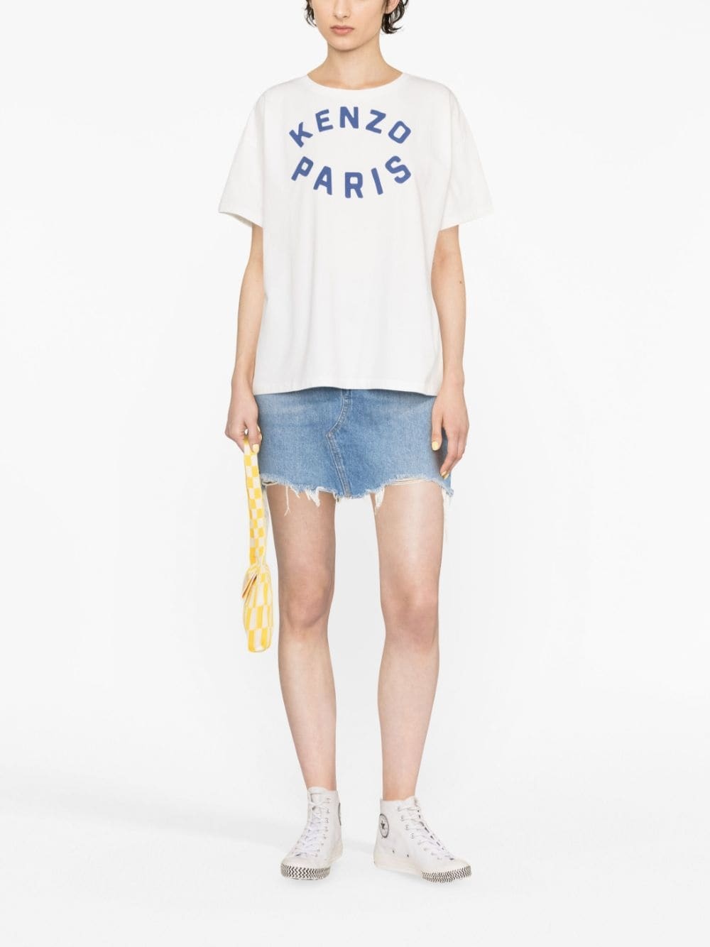 logo-print cotton T-shirt - 3