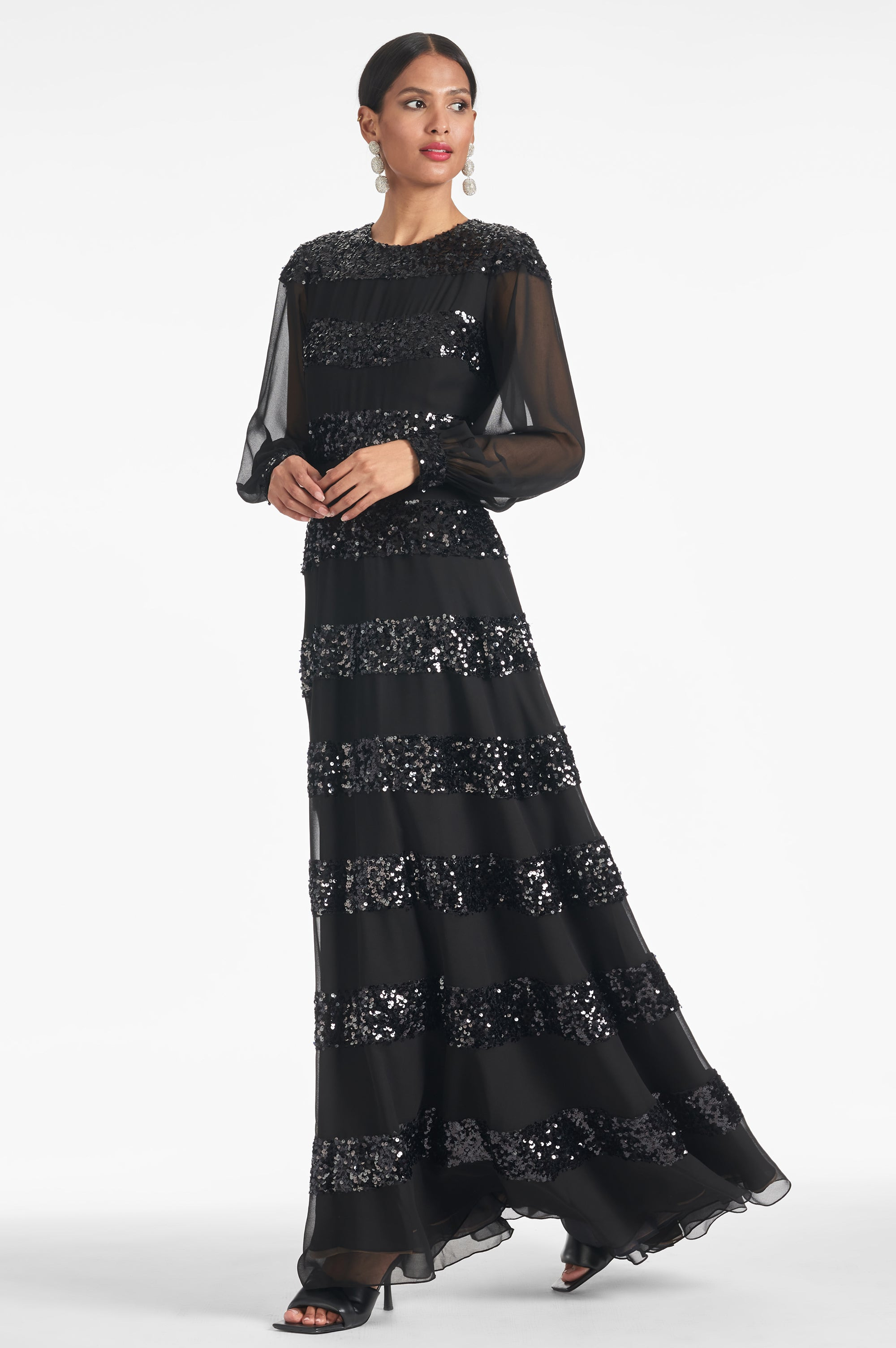 Brenda Gown - Black - 2