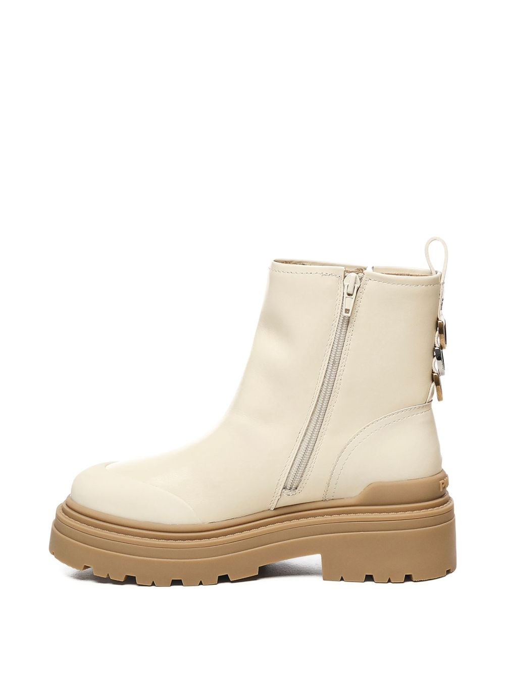 buckle-detail platform boots - 3