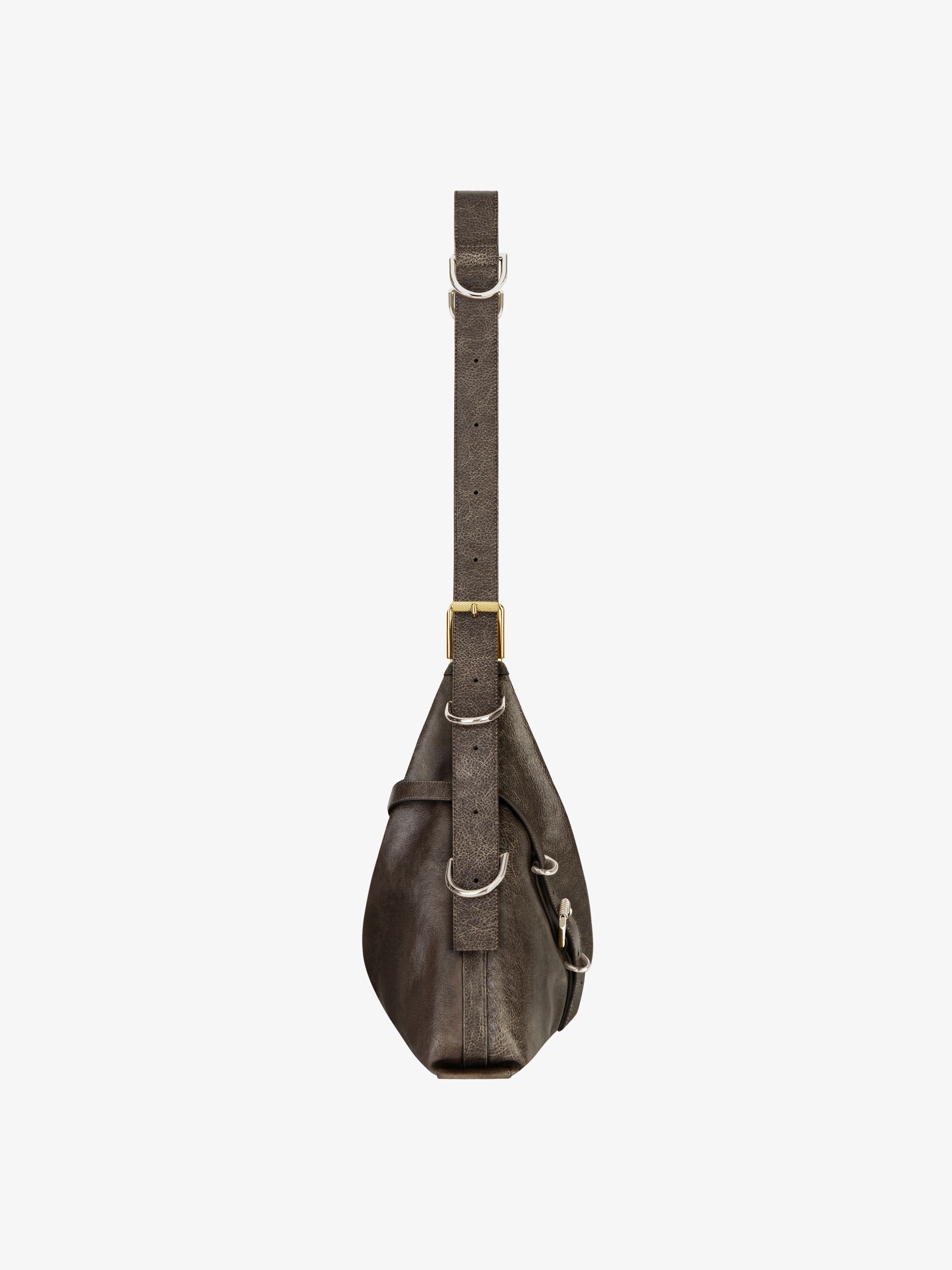 MEDIUM VOYOU BAG IN AGED LEATHER - 3