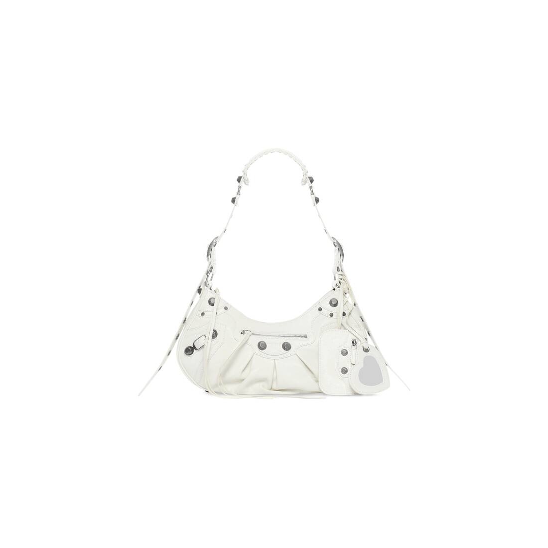 Women's Le Cagole Small Shoulder Bag  in White - 1