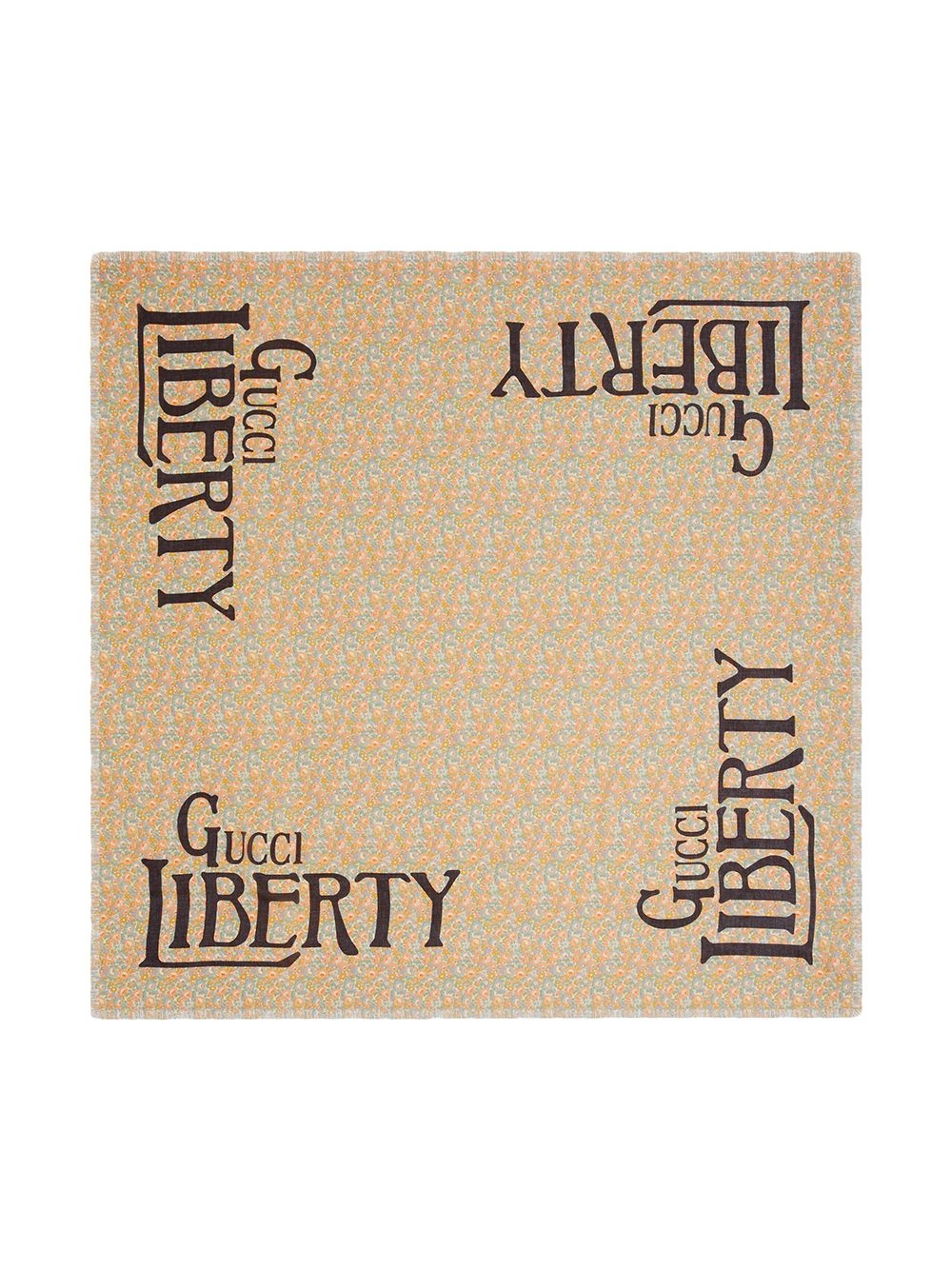 Liberty floral modal silk shawl - 2