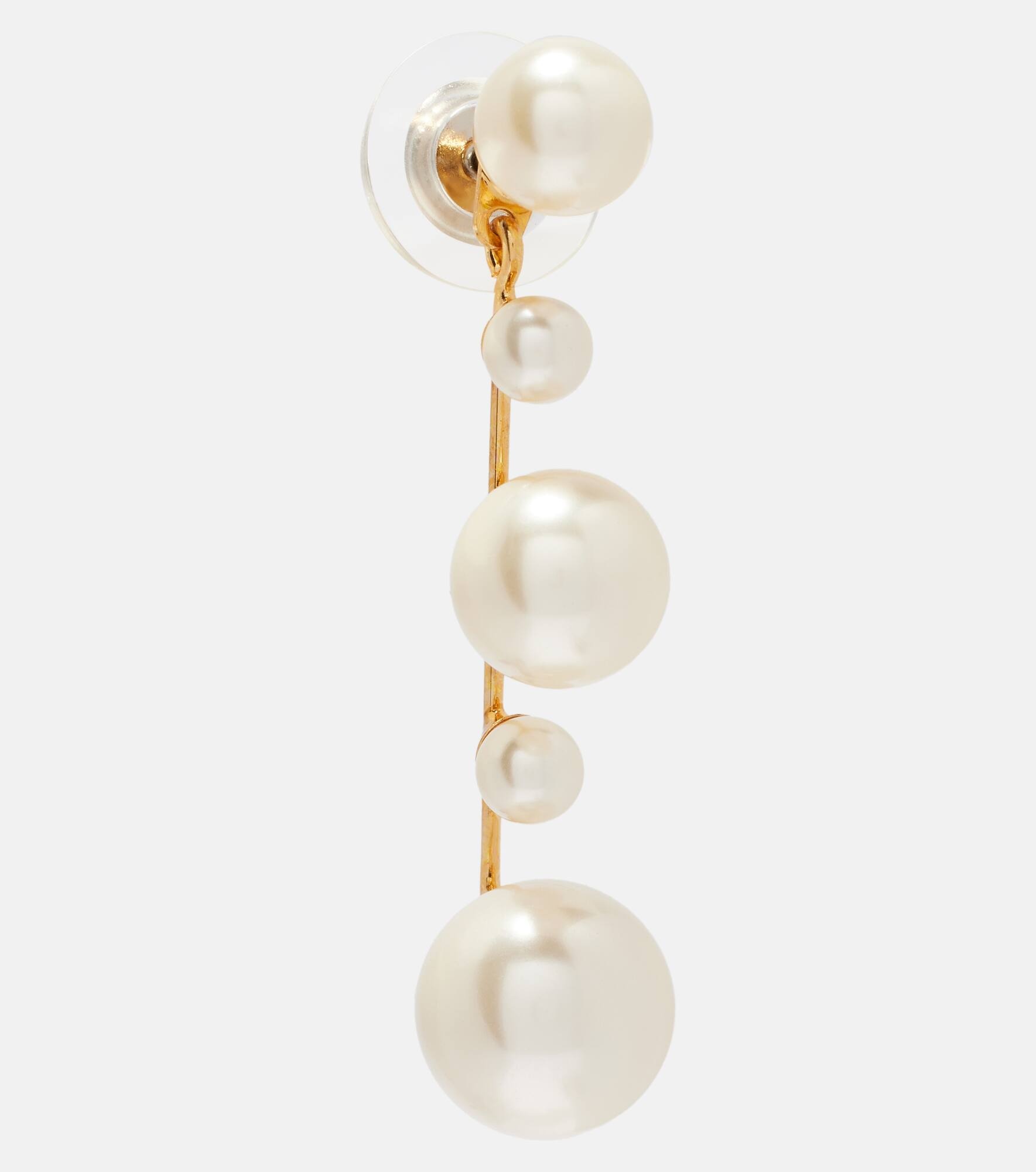 Maylin faux-pearl drop earrings - 2