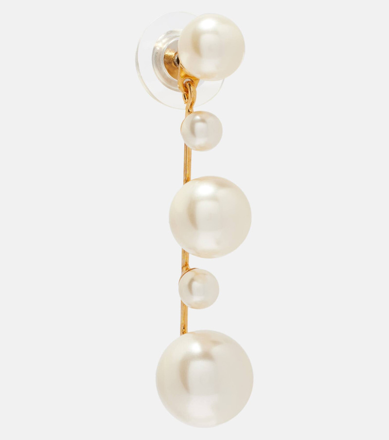 Jennifer Behr Maylin faux-pearl drop earrings outlook