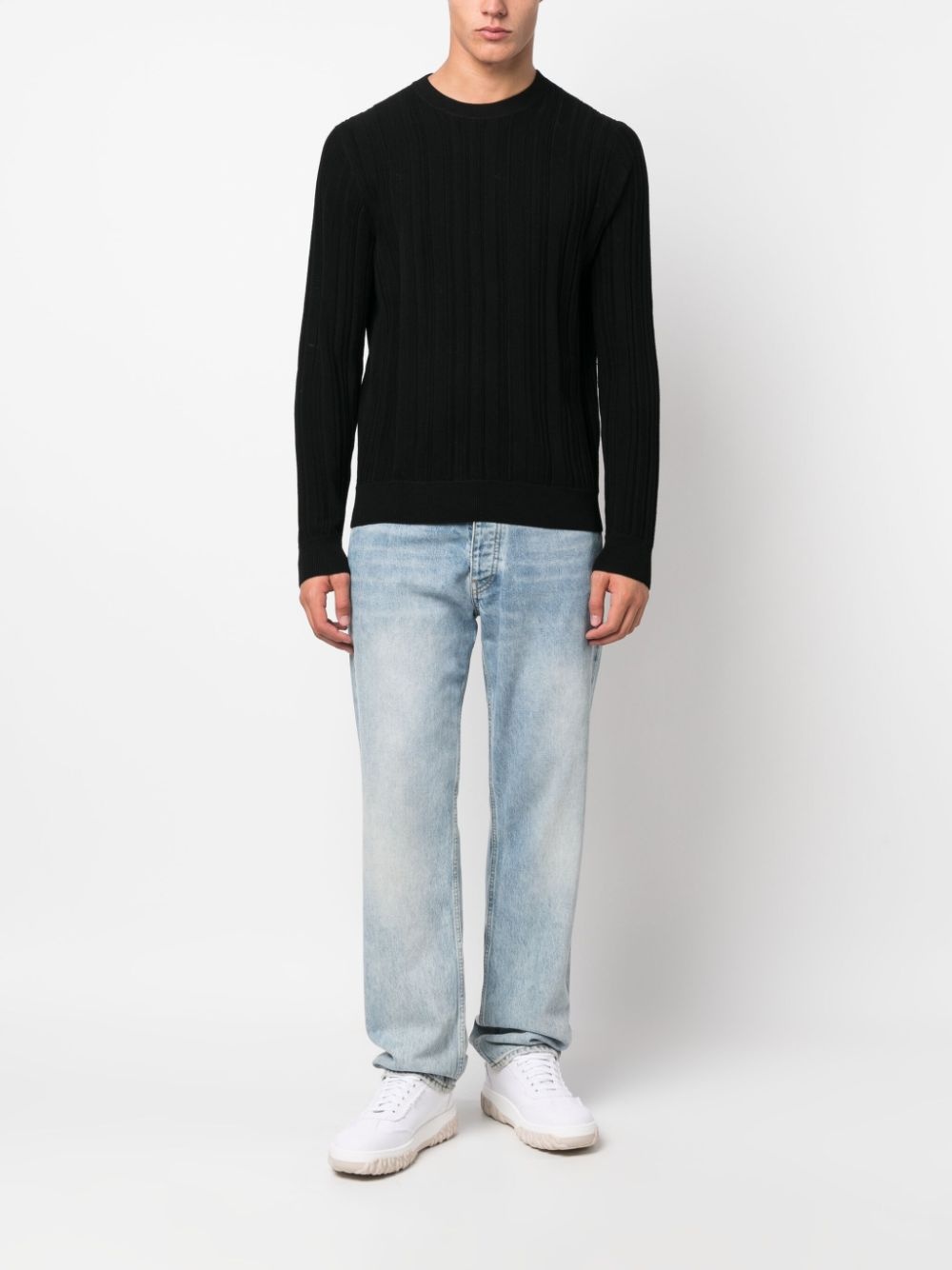 crew-neck merino jumper - 2