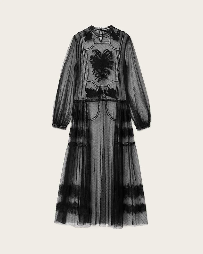 CESCA MESH MIDI DRESS - 1