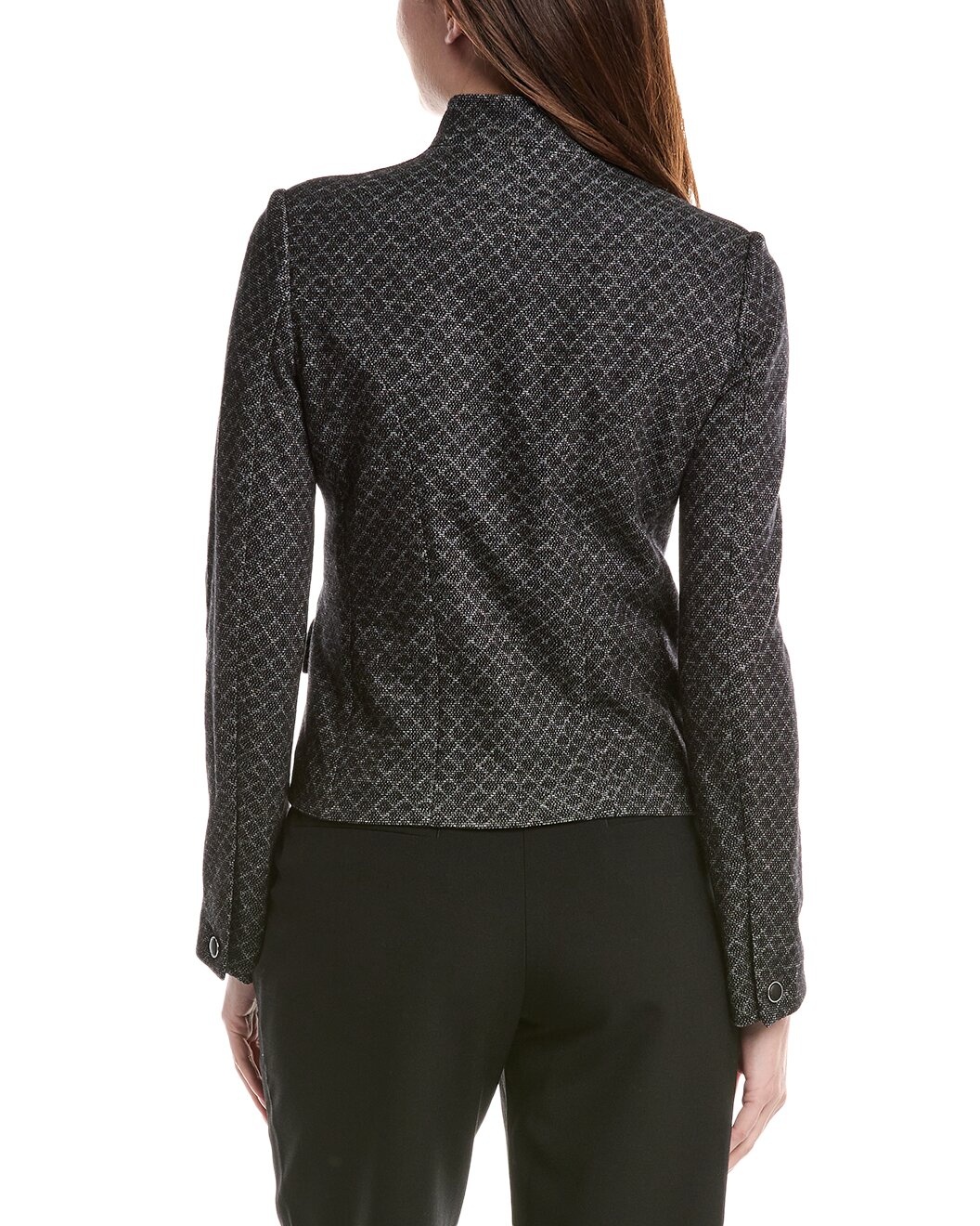 rag & bone Slade Crop Jacquard Wool-Blend Jacket - 2