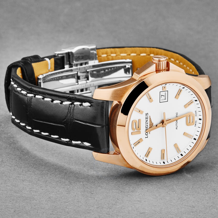 Longines Conquest Automatic White Dial Ladies Watch L3.276.8.16.3 - 2