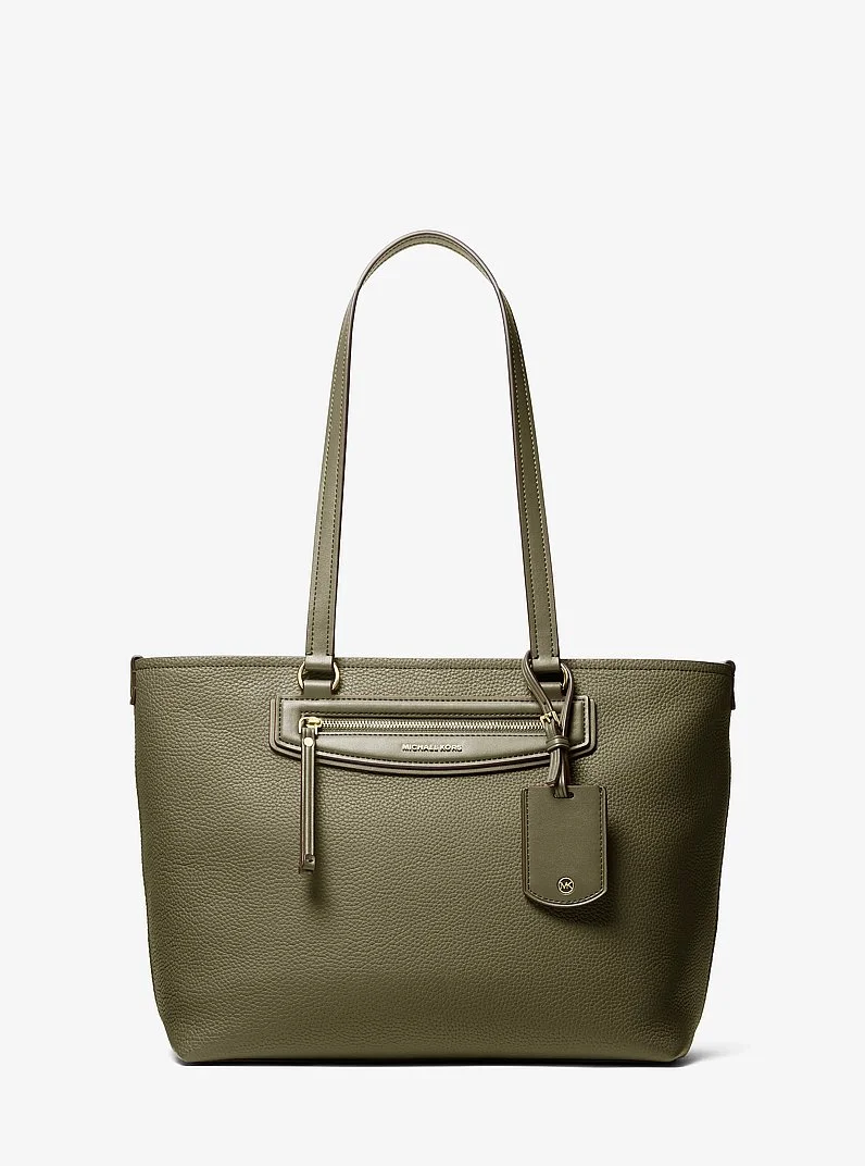 Jet Set Travel Medium Pebbled Leather Tote Bag - 1