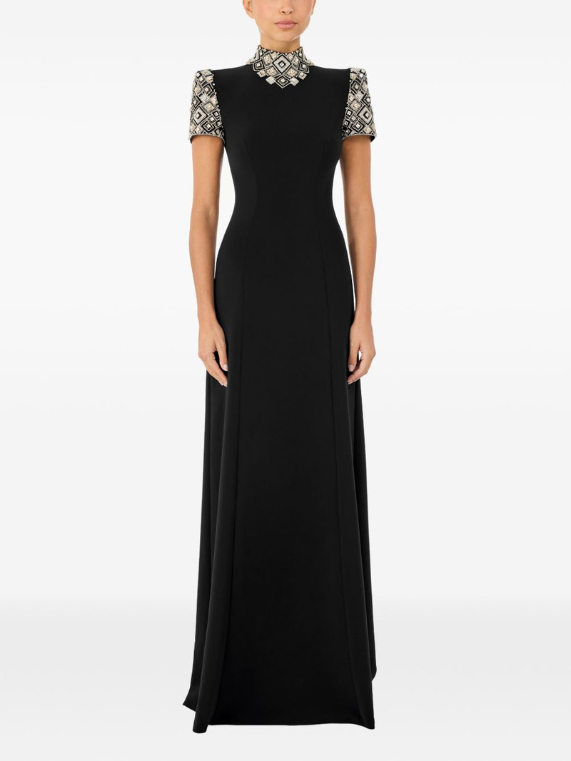 JENNY PACKHAM Pricile embellished collar dress outlook