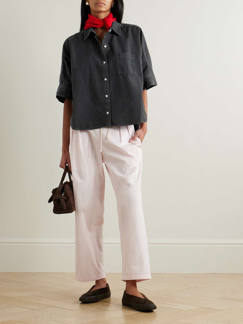 Citizens of Humanity Claire Origami cotton shirt Black outlook