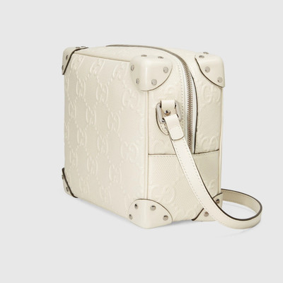 GUCCI GG embossed shoulder bag outlook