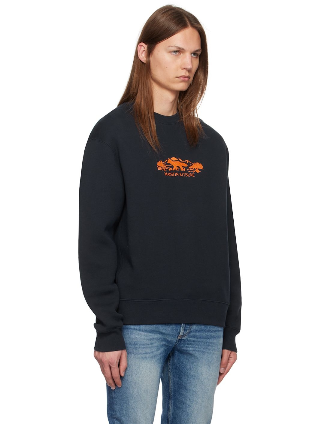 Navy Outdoor Profile Fox Comfort Sweatshirt - 2
