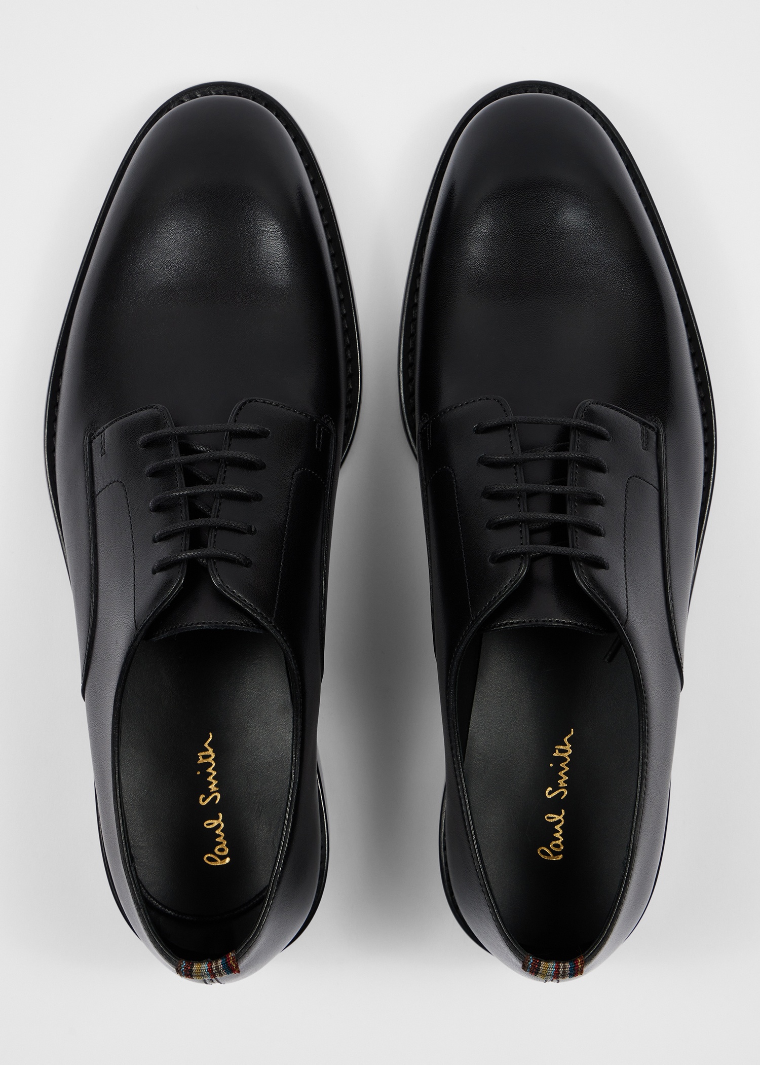 Black Leather 'Jason' Shoes - 3