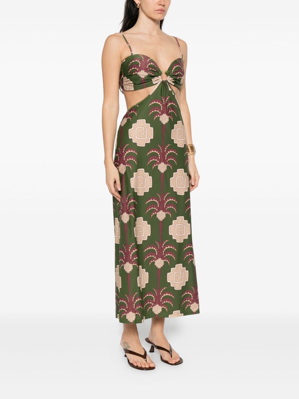 Jungle Geometry midi dress - 3