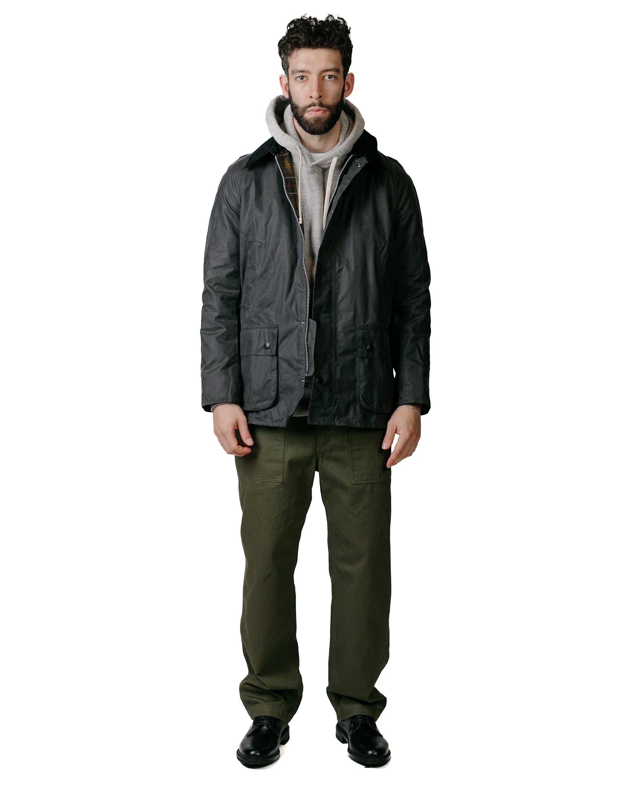 Ashby Wax Jacket Grey/Classic - 4