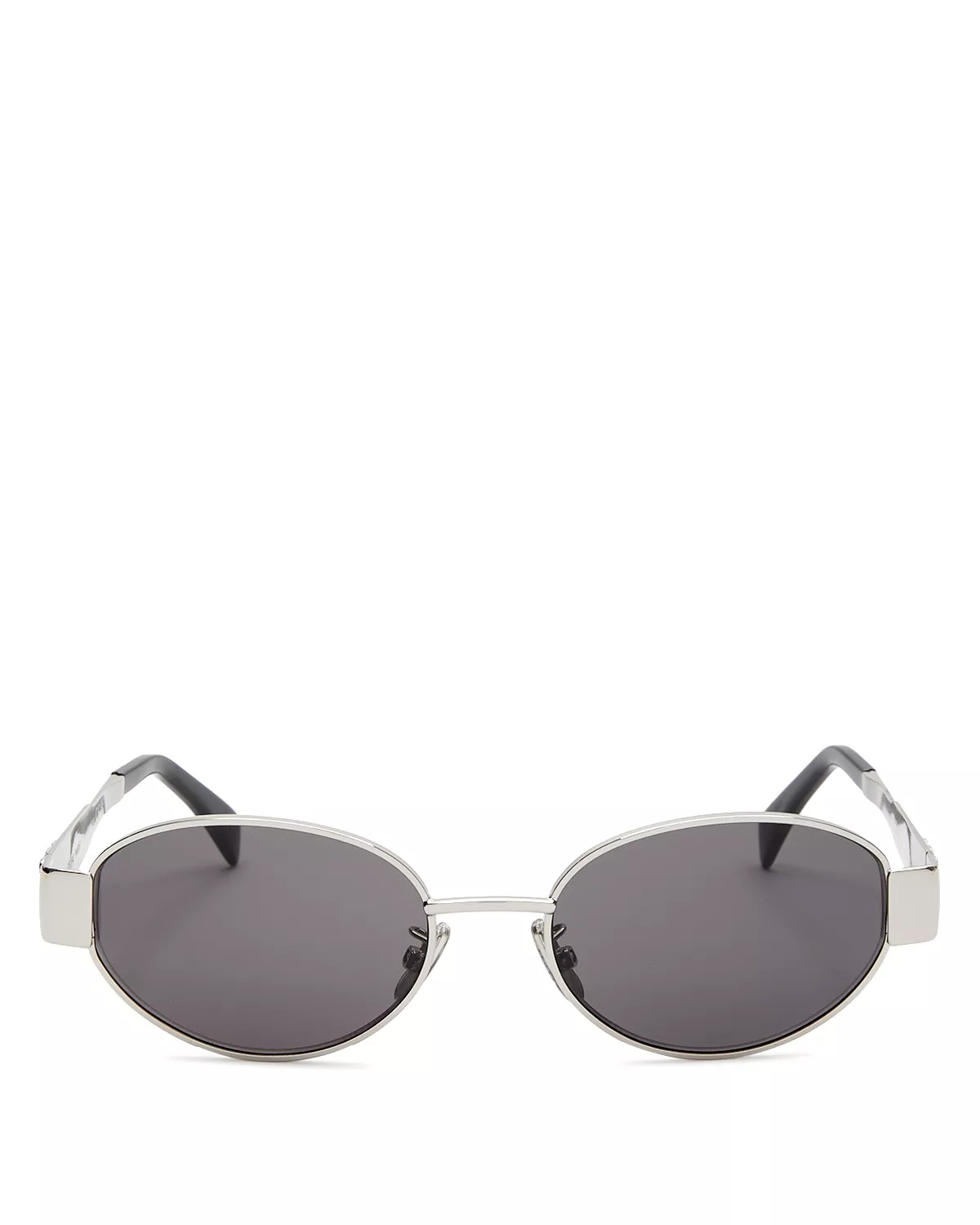 Triomphe Metal Round Sunglasses, 54mm - 5