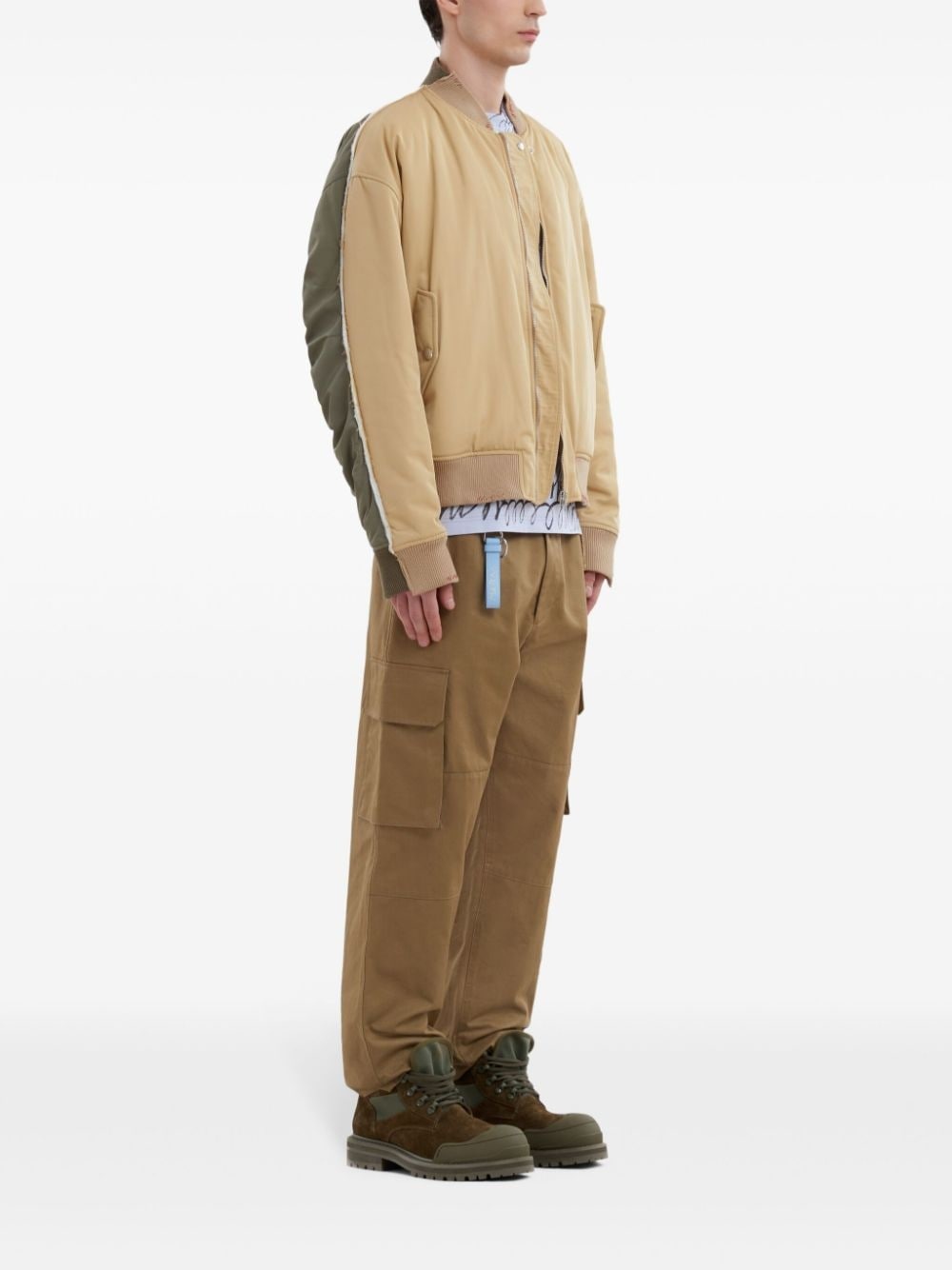 two-tone bomber jacket - 3