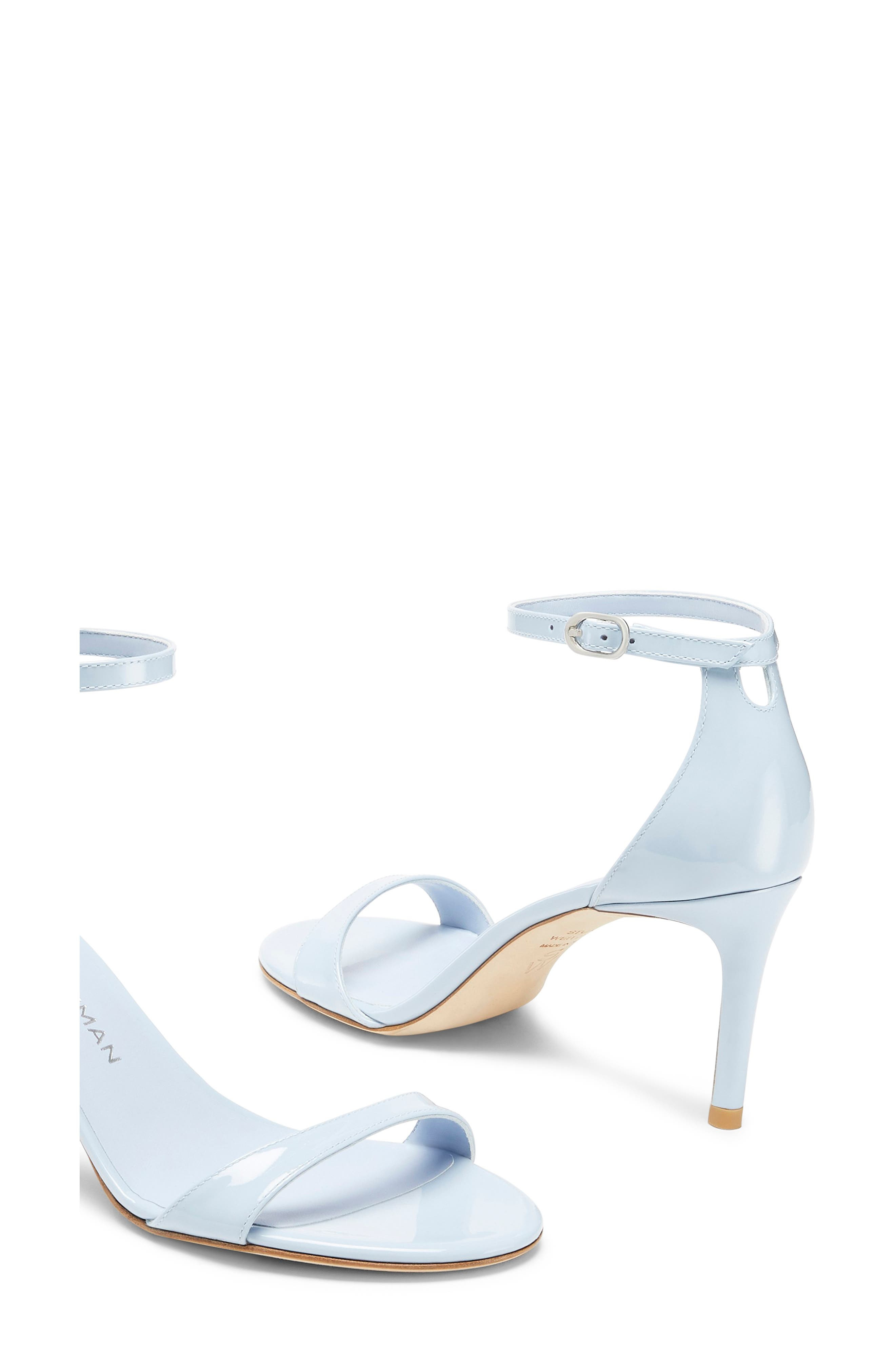 Stuart Weitzman Nudist II 75 Sandal in Cielo at Nordstrom - 3