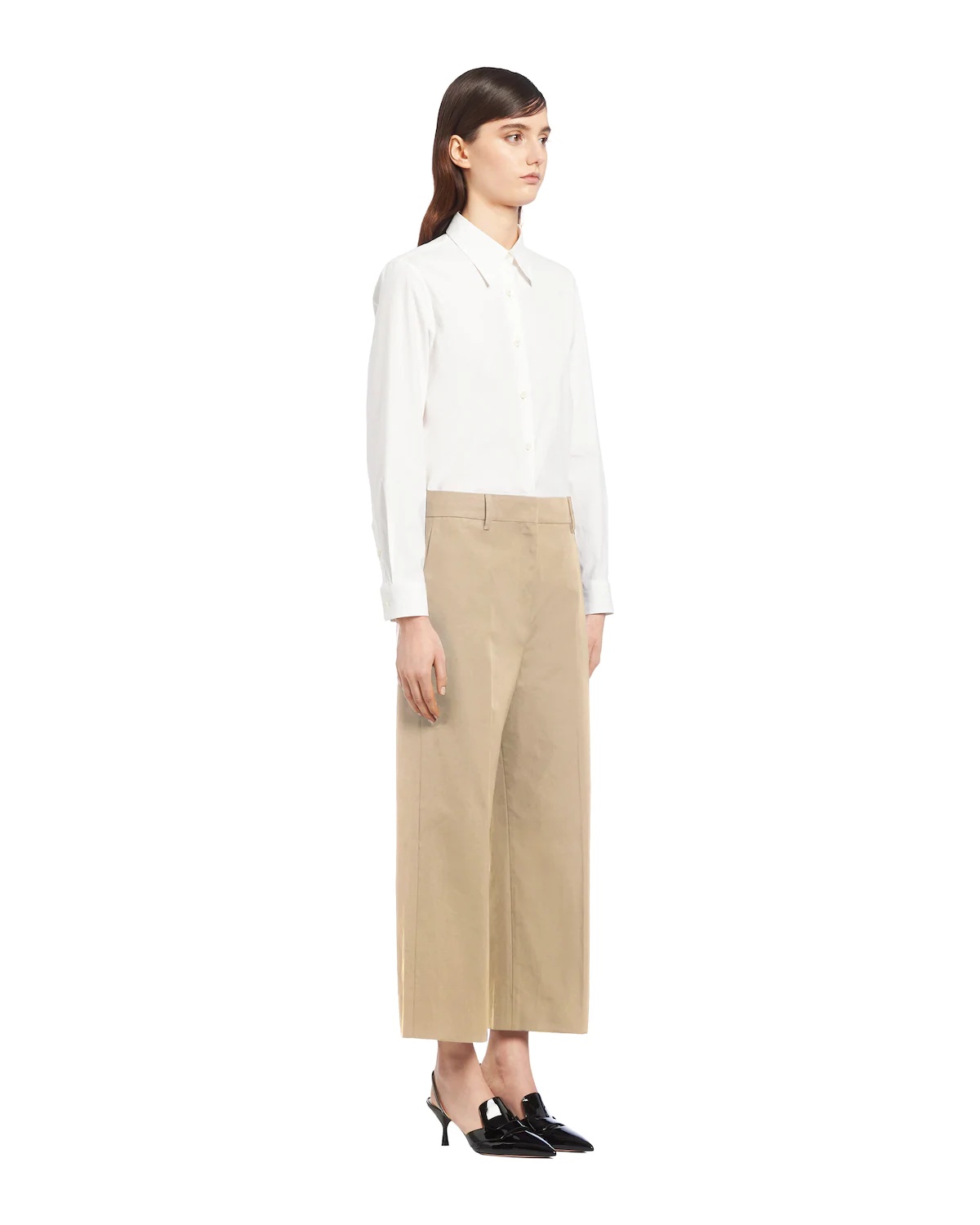 Cotton poplin trousers - 3