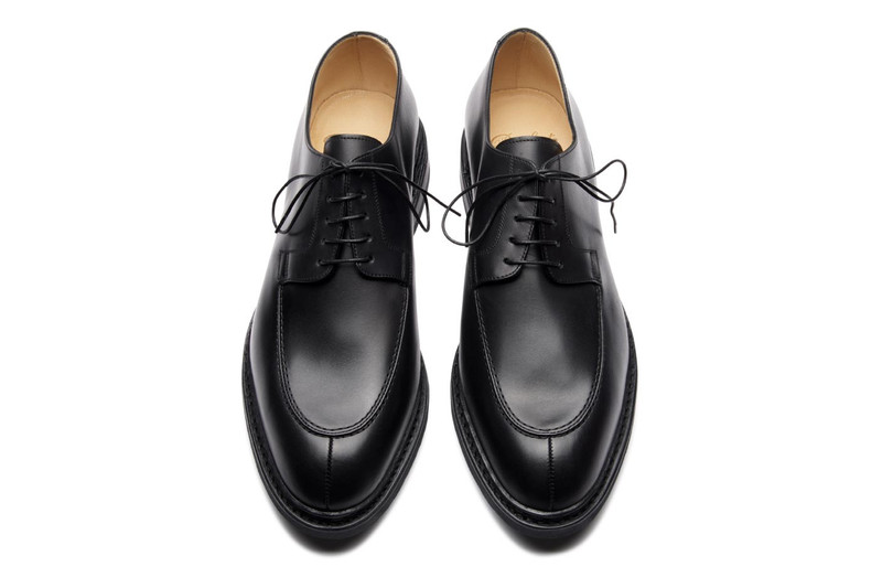 Rousseau Black Silk - Leather And Rubber Sole 4
