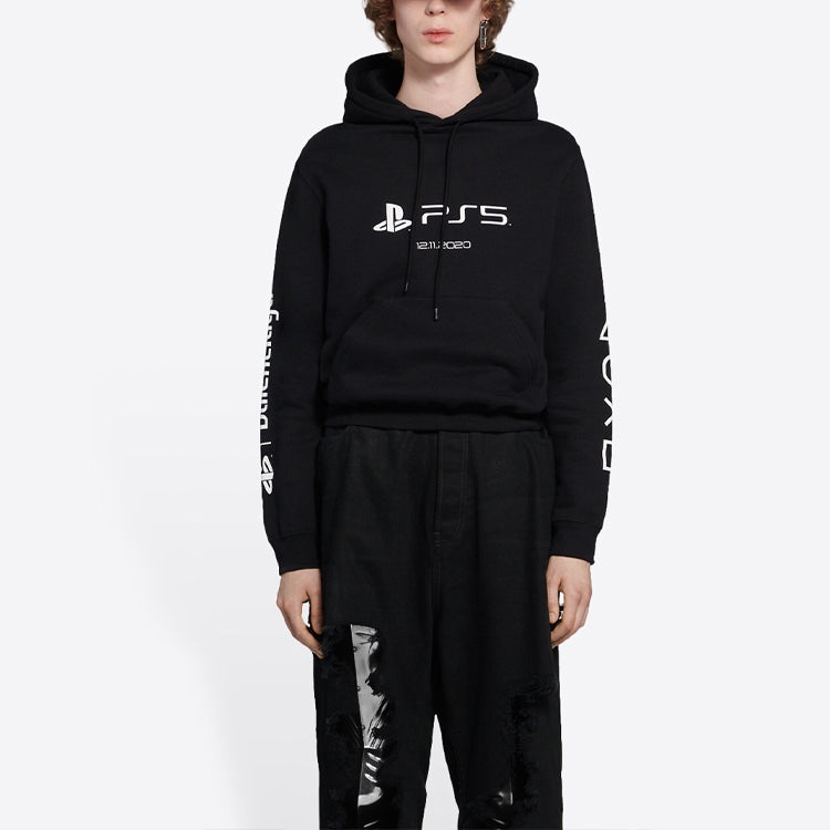 Balenciaga x PlayStation Unisex FW21 Printing Black 657034TKVF41070 - 4