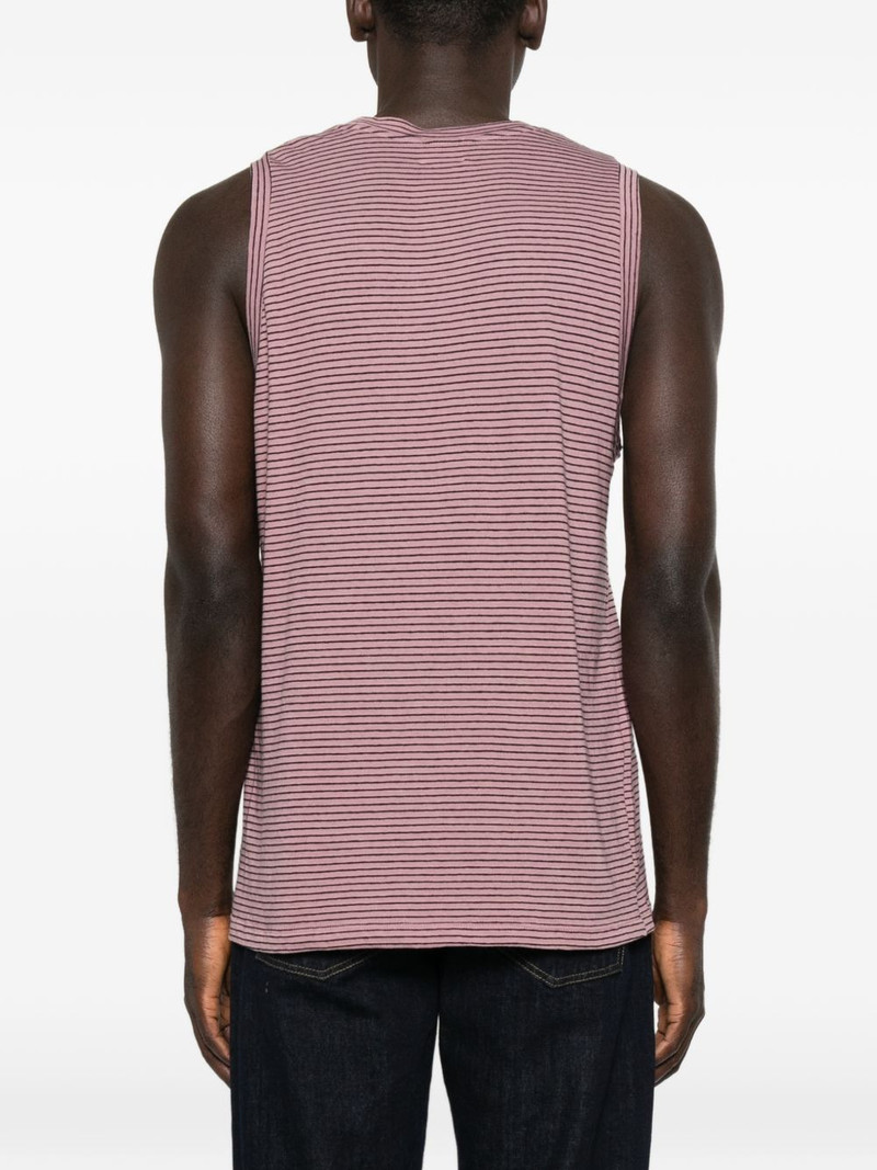 striped sleeveless T-shirt 4