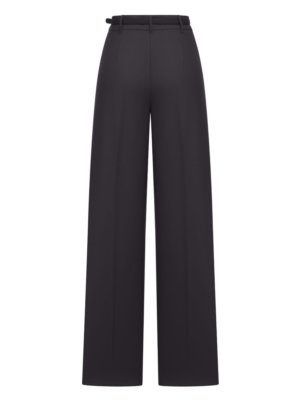 belted wool trousers - 2