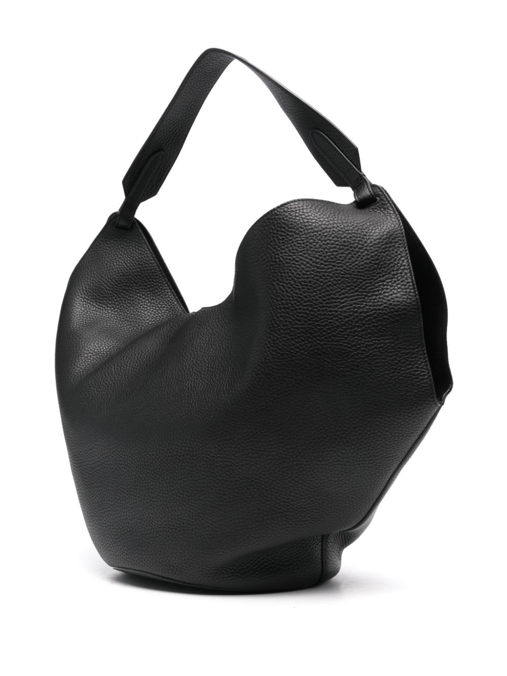 medium Lotus leather tote bag - 3