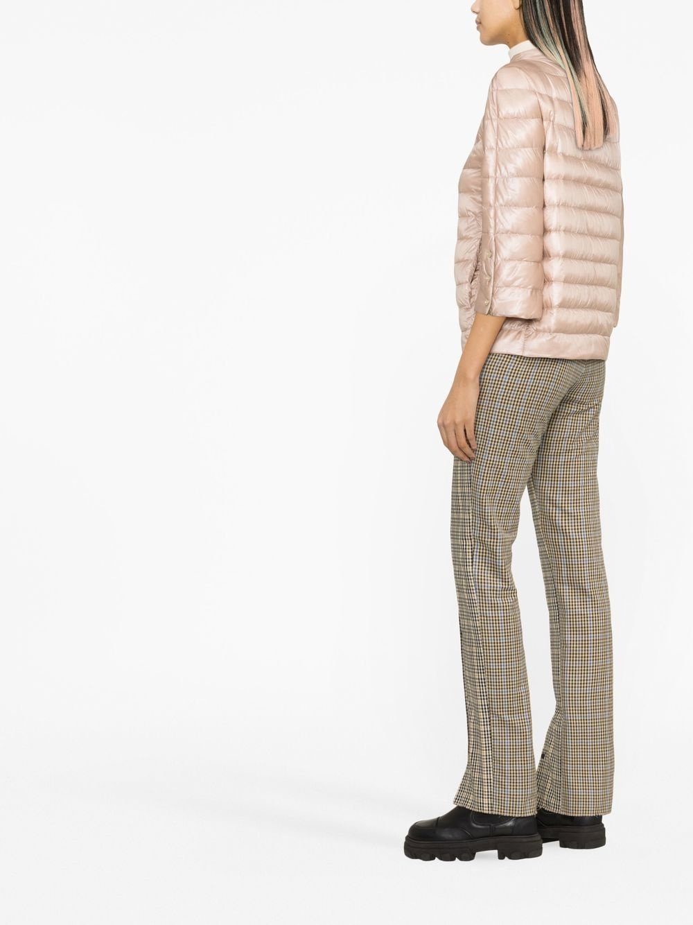 mock-neck quilted puffer jacket - 3
