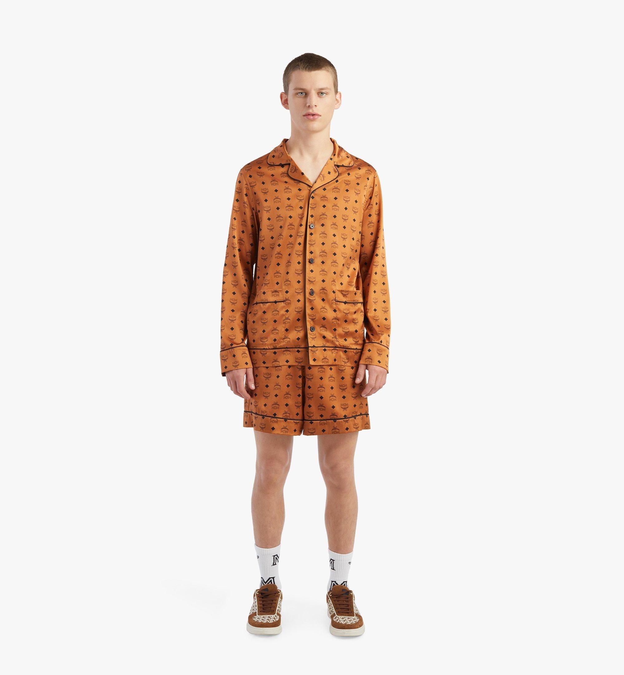 Classic Logo Silk Pajama Shirt - 2