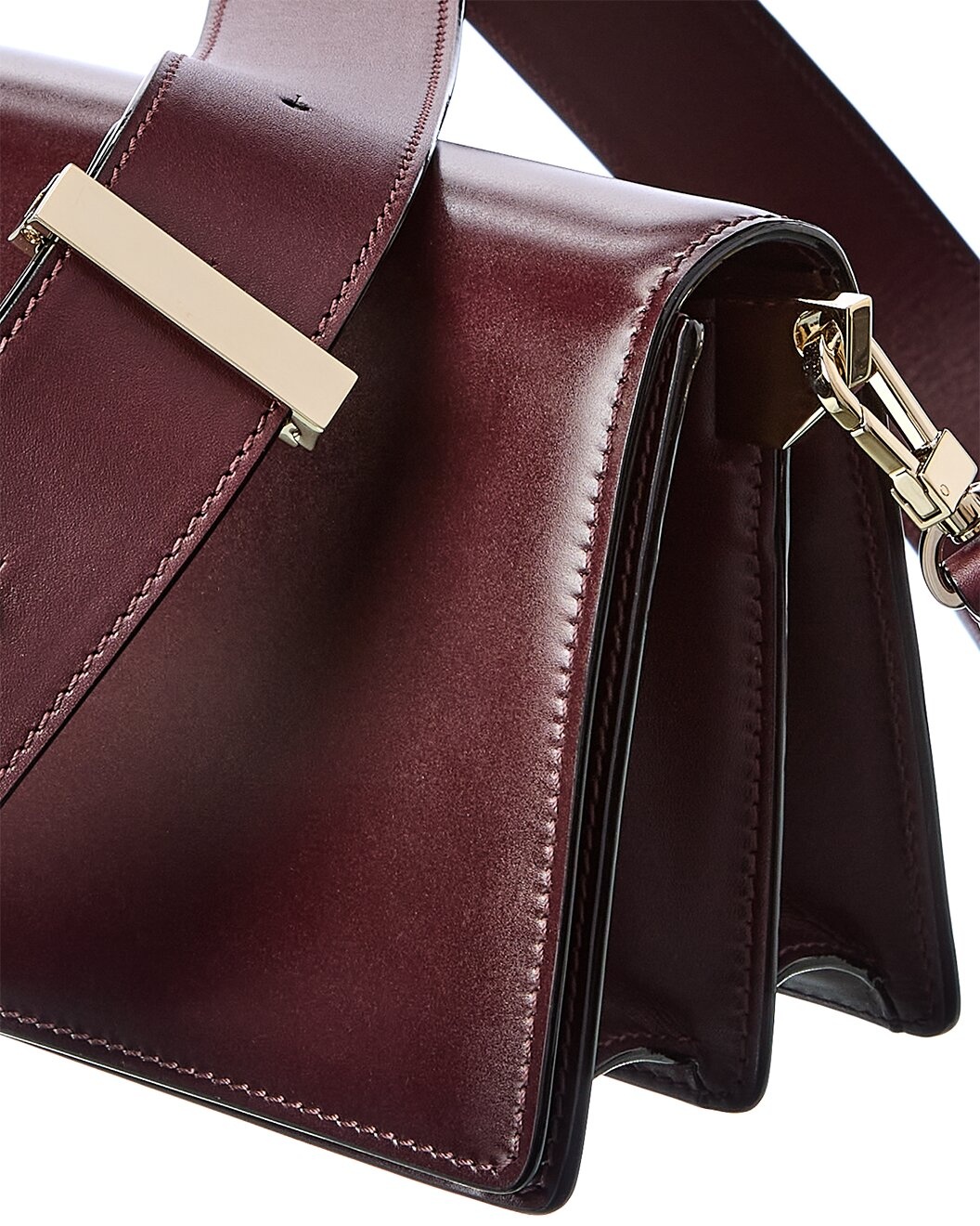 Valextra Swing Small Leather Shoulder Bag - 3