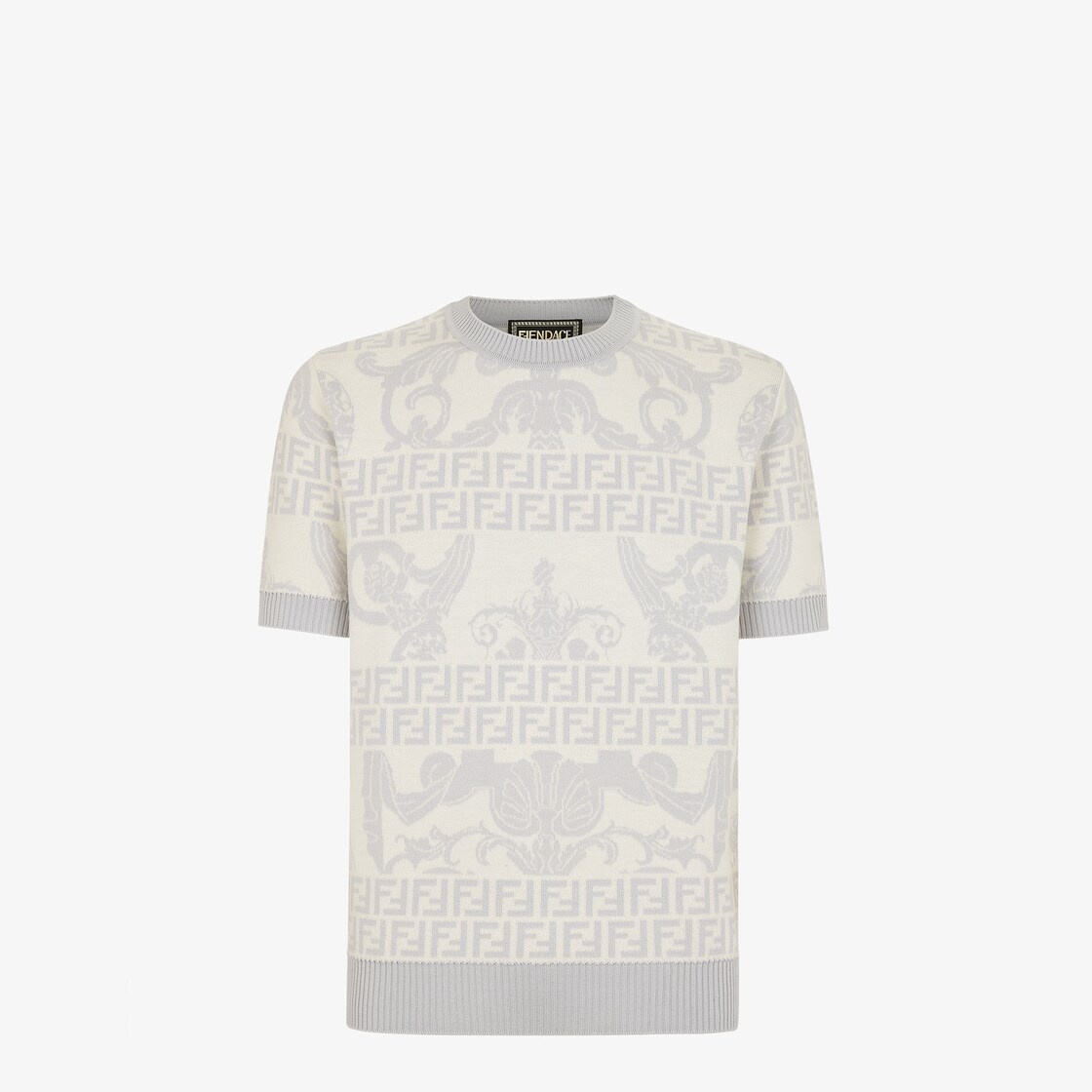 Fendace white wool pullover - 1