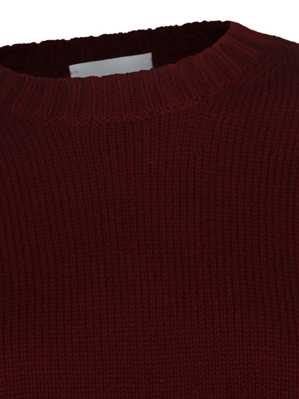 crew-neck ribbed-knit sweater - 4