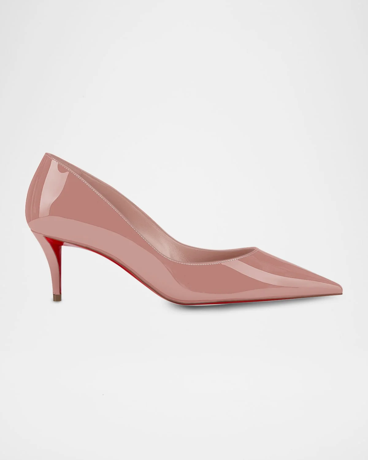 Miss Z Patent Red Sole Pumps - 1