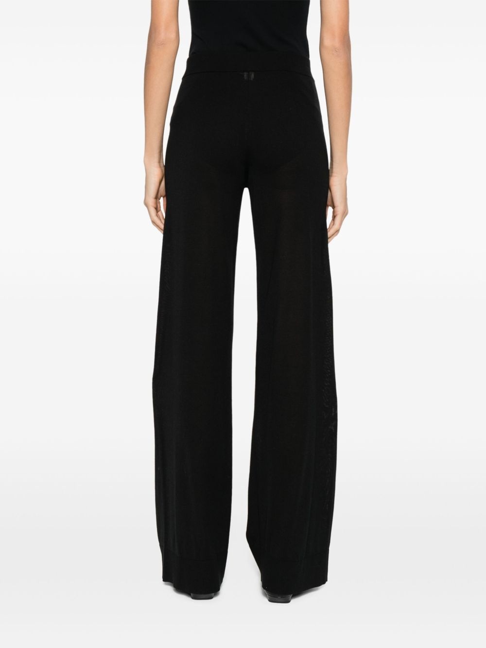 wide knitted trousers - 4