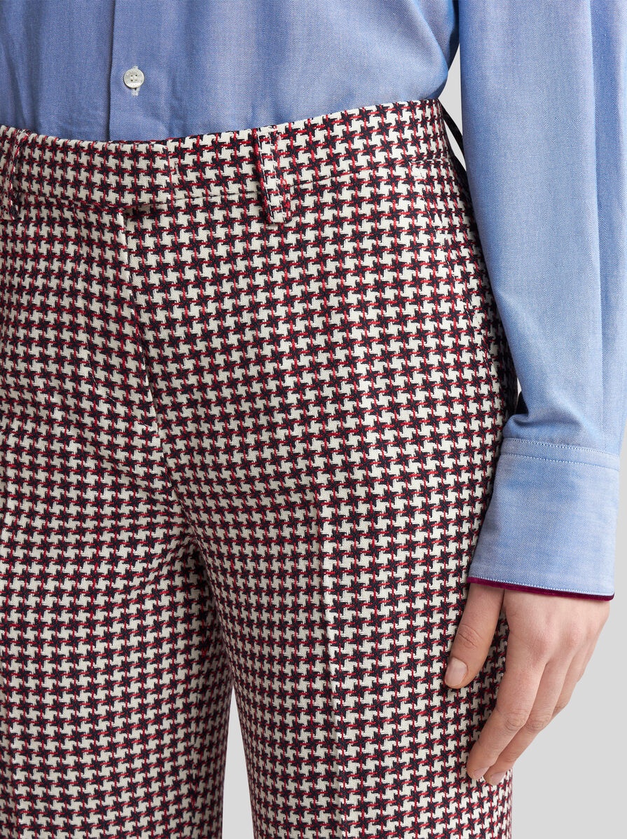 HOUNDSTOOTH TROUSERS - 3